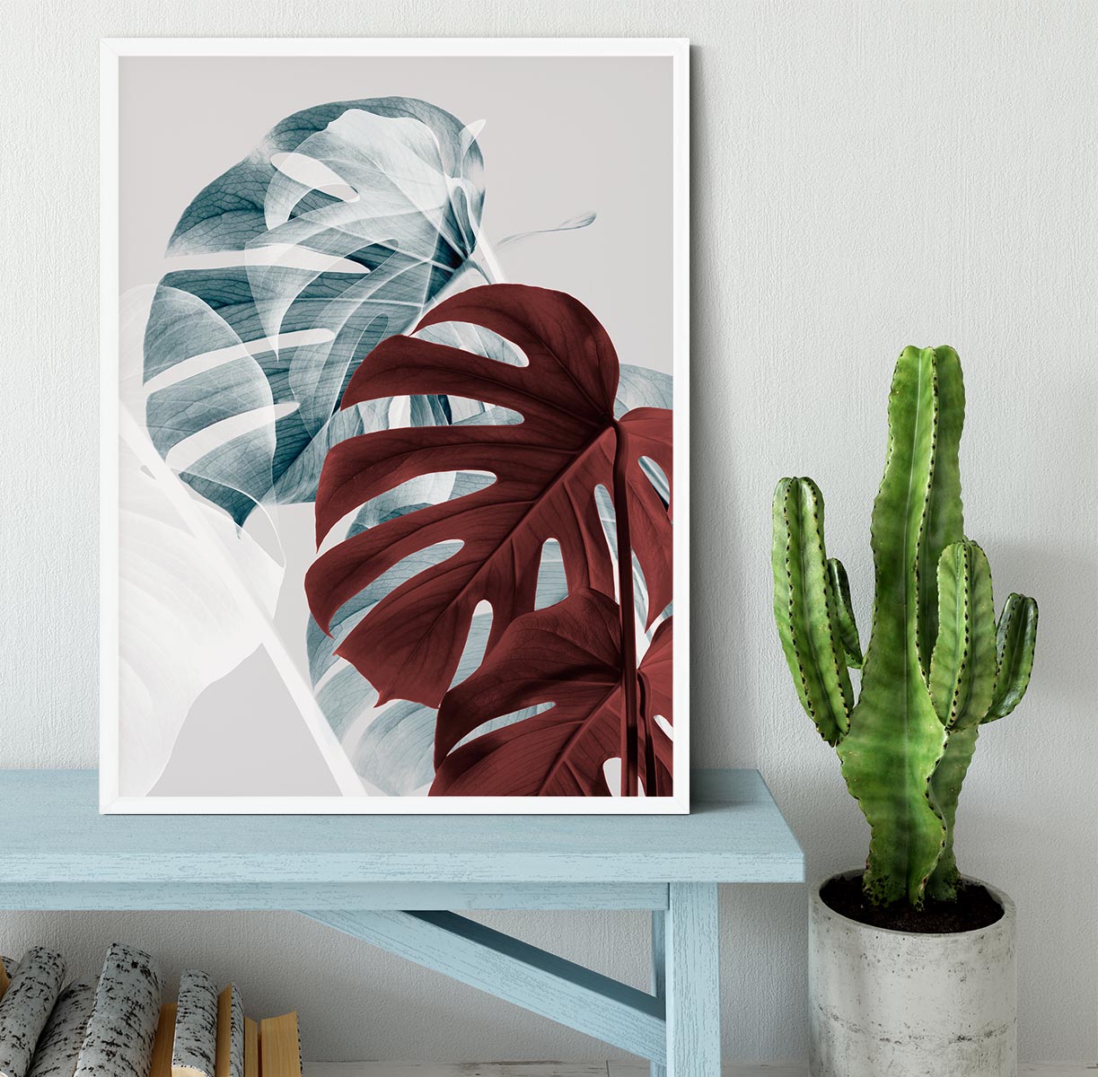 Monstera Creative 18 Framed Print - Canvas Art Rocks -6