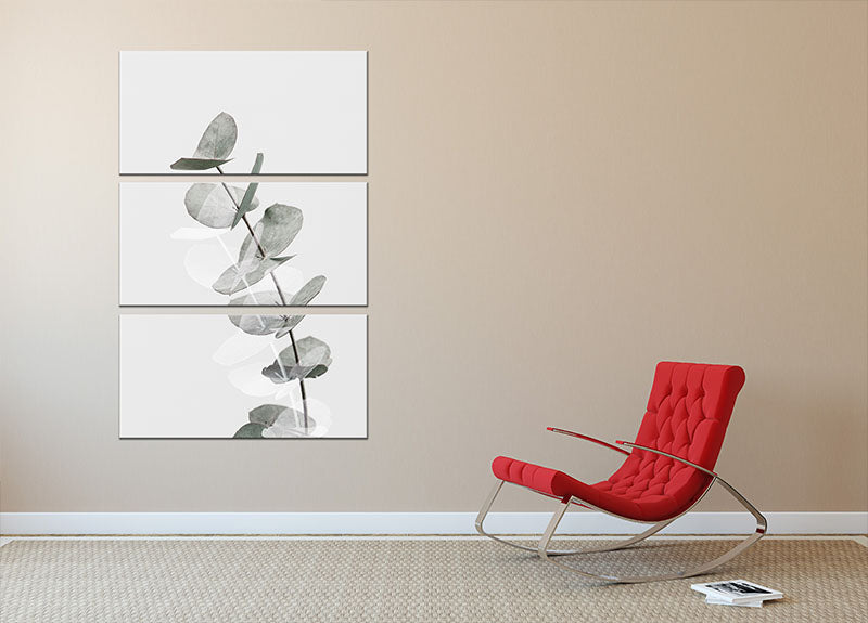 Eucalyptus Creative 05 3 Split Panel Canvas Print - Canvas Art Rocks - 2