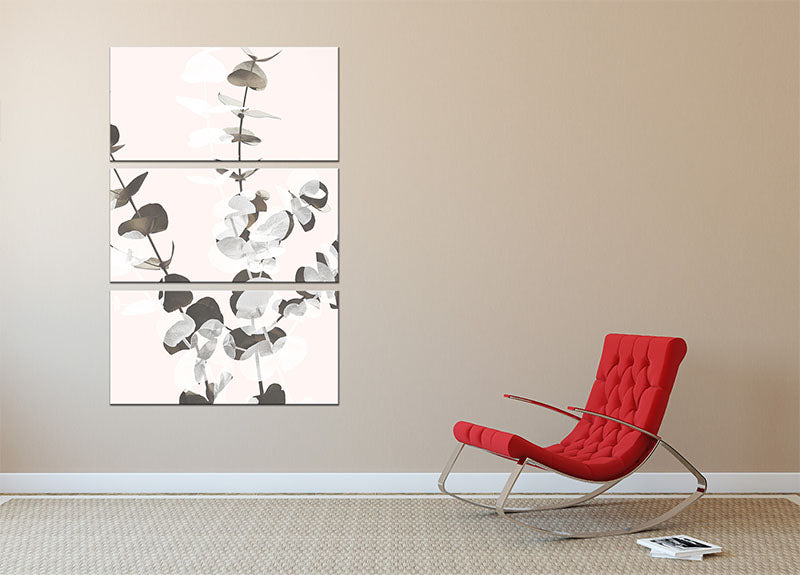 Eucalyptus Creative 12 3 Split Panel Canvas Print - Canvas Art Rocks - 2