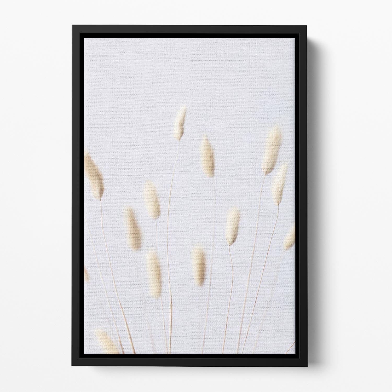 Bunny Grass No 3 Floating Framed Canvas - Canvas Art Rocks - 2