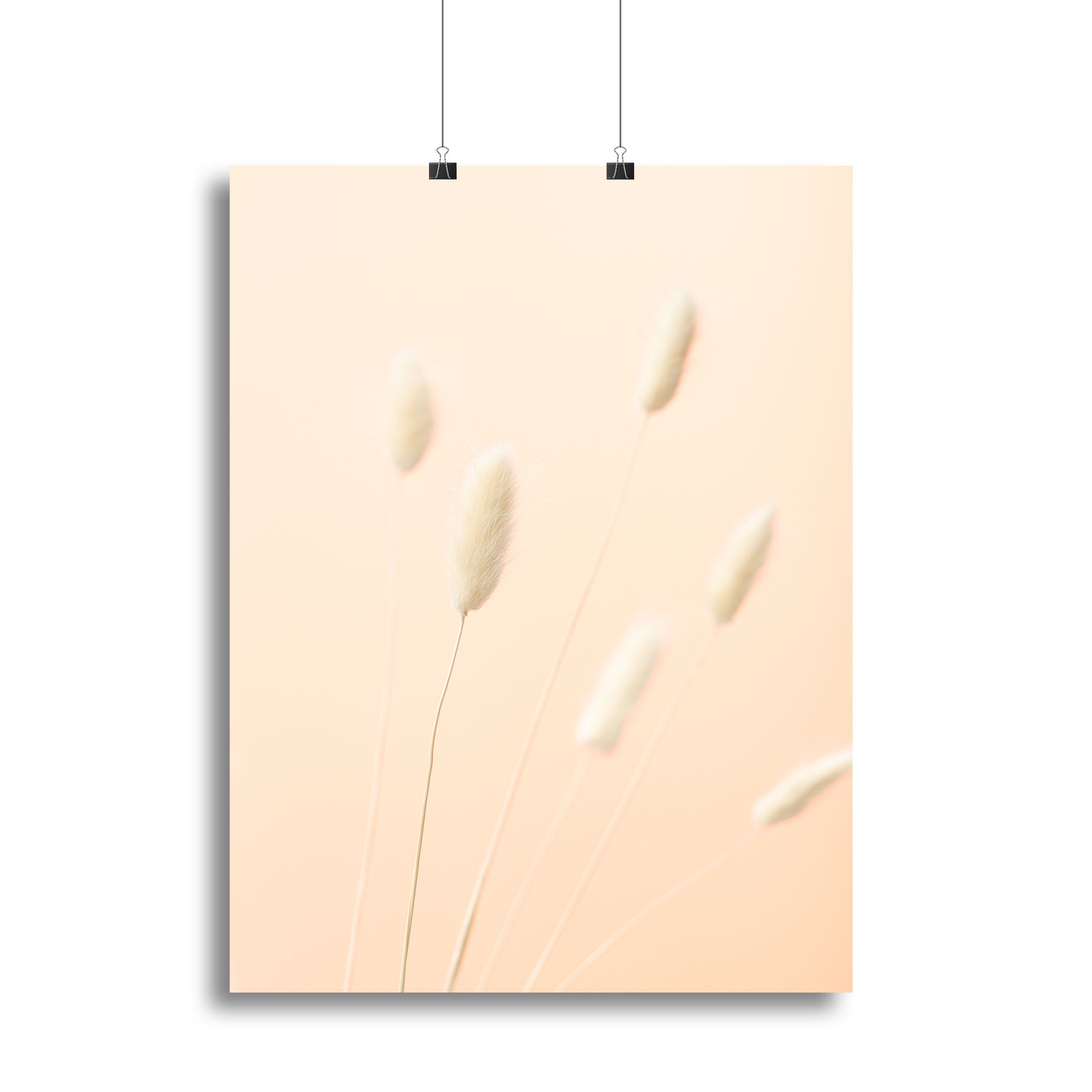 Bunny Grass Peach 07 Canvas Print or Poster - Canvas Art Rocks - 2