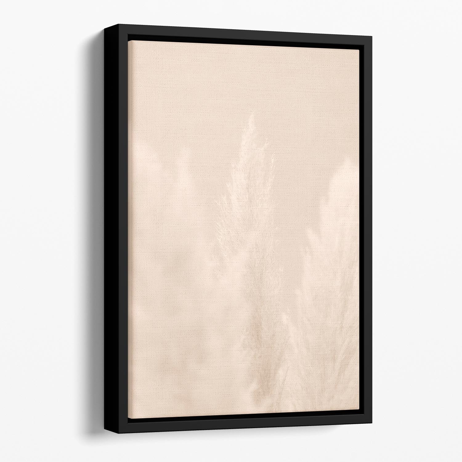 Pampas Grass Beige 04 Floating Framed Canvas - Canvas Art Rocks - 1