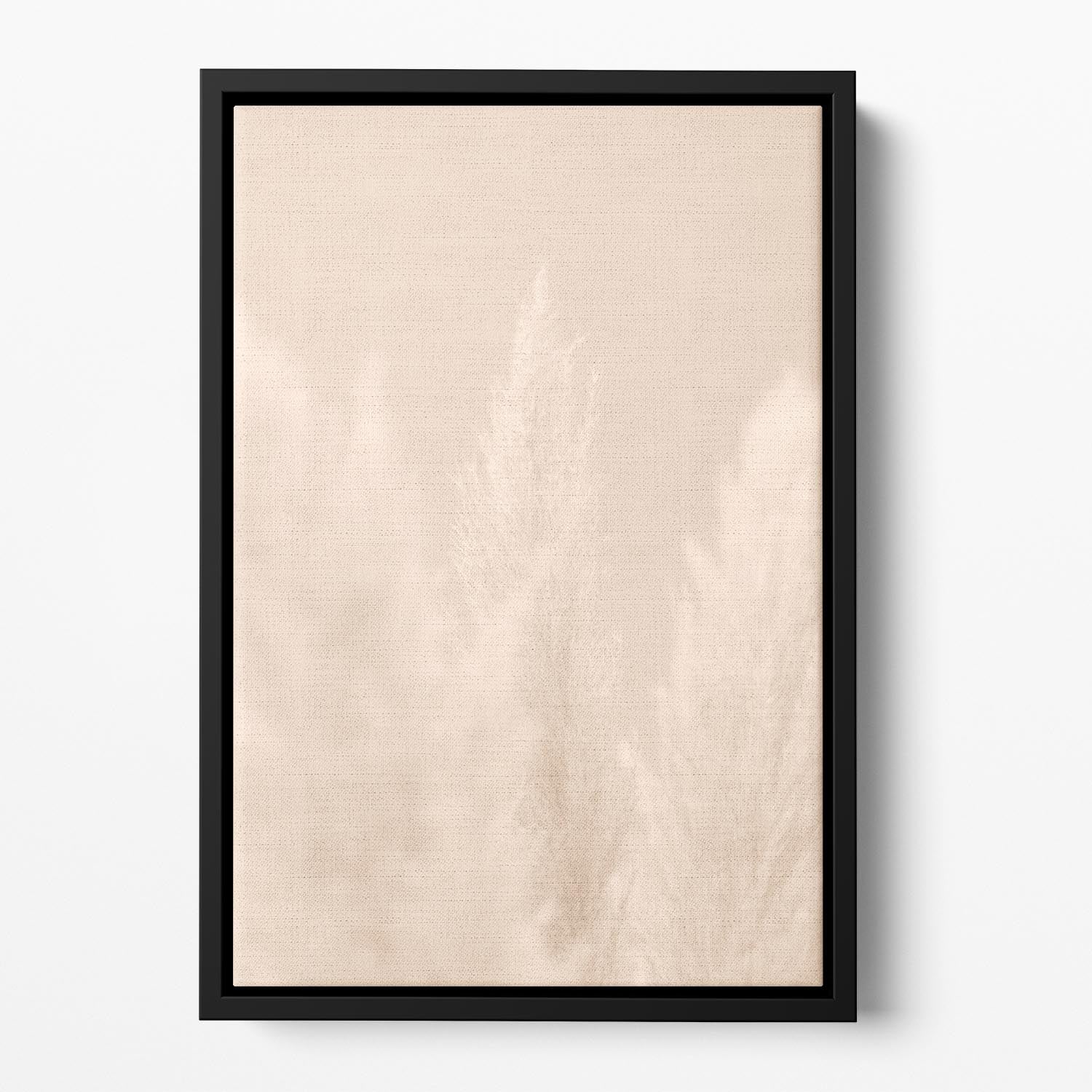 Pampas Grass Beige 04 Floating Framed Canvas - Canvas Art Rocks - 2