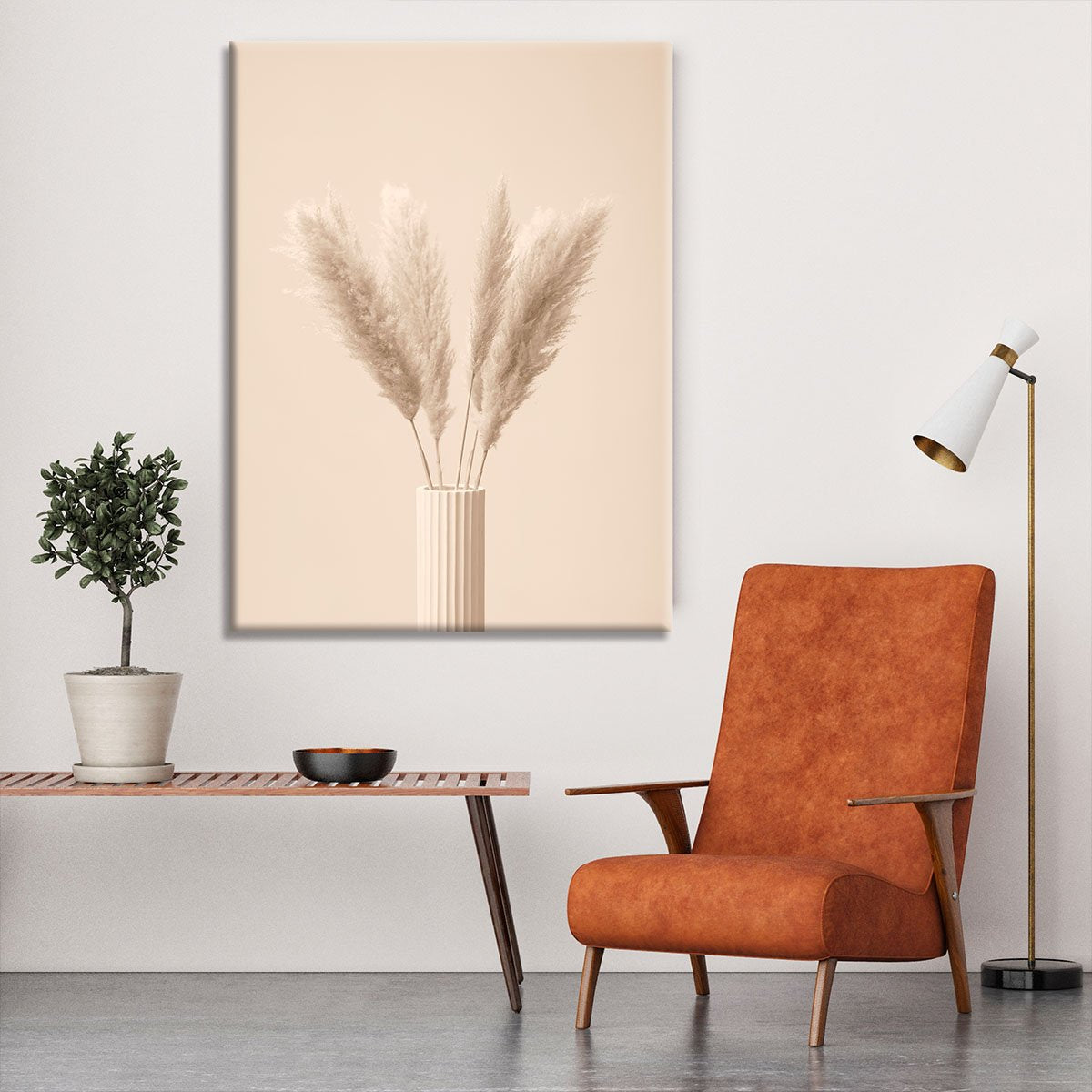 Pampas Grass Beige 11 Canvas Print or Poster - Canvas Art Rocks - 6