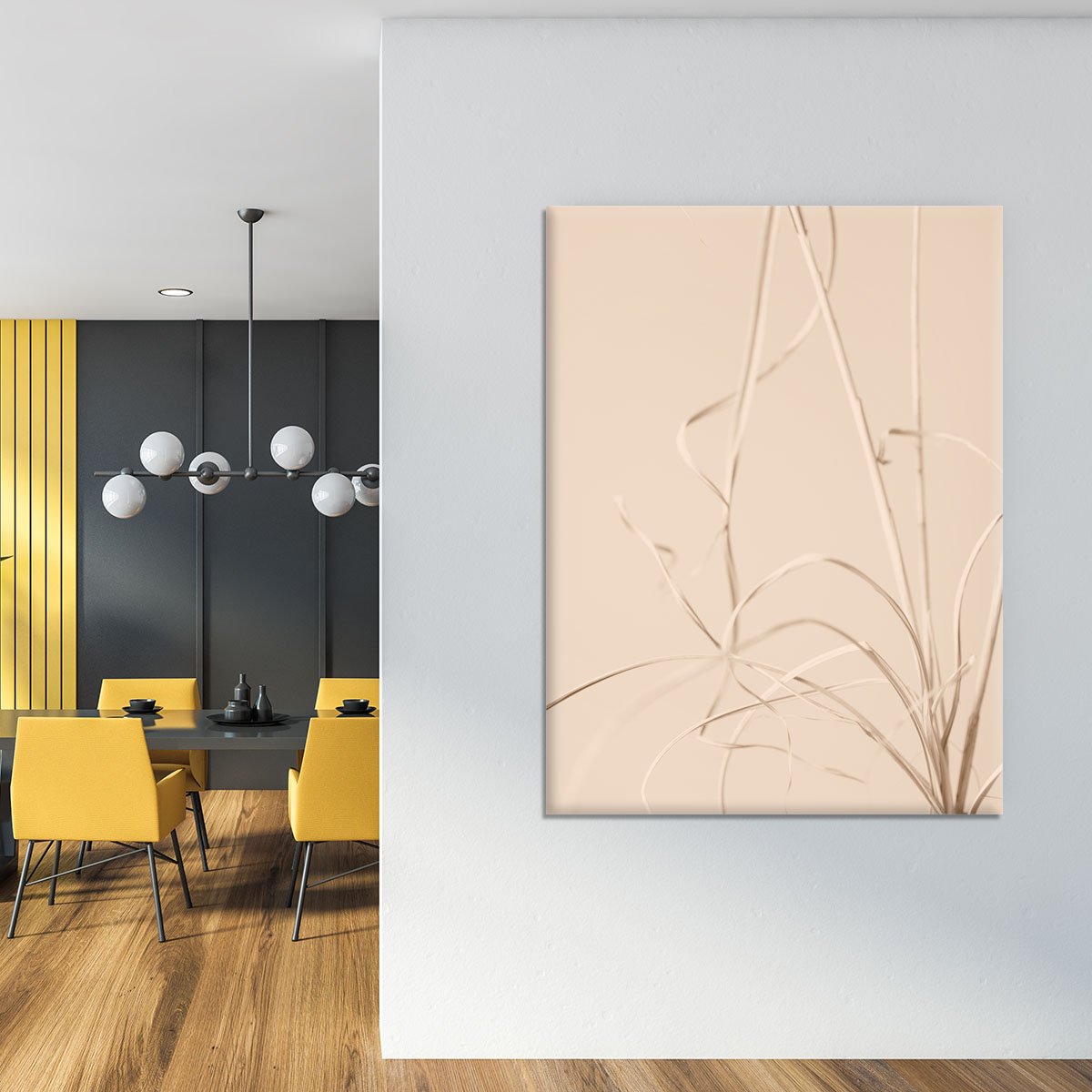Dried Grass Beige 01 Canvas Print or Poster - Canvas Art Rocks - 4