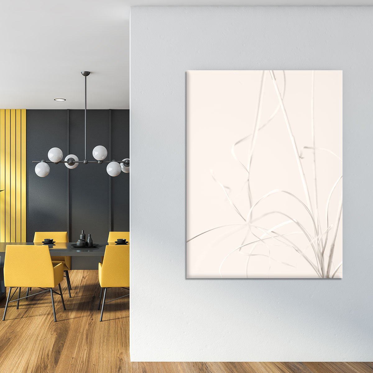 Dried Grass Light Beige Canvas Print or Poster - Canvas Art Rocks - 4