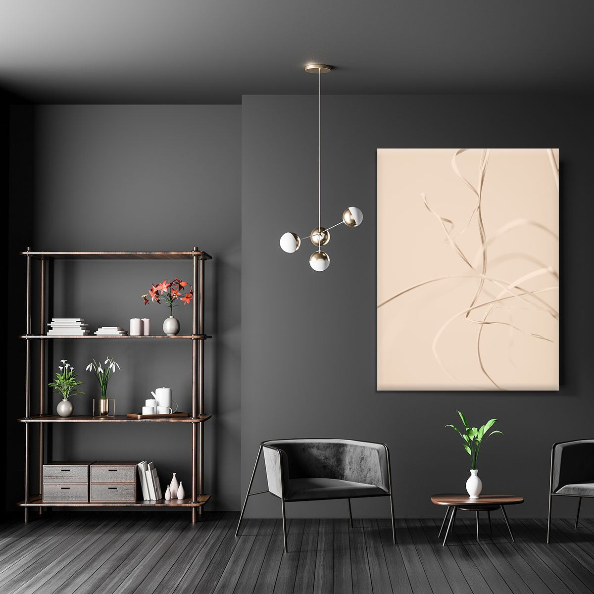 Dried Grass Beige 02 Canvas Print or Poster - Canvas Art Rocks - 5