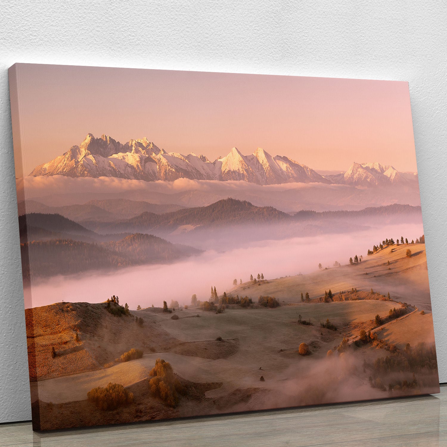Fog Tatra Canvas Print or Poster - Canvas Art Rocks - 1