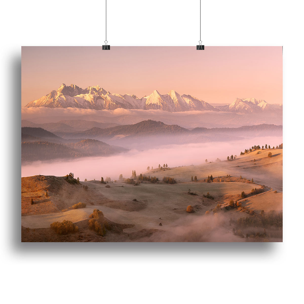 Fog Tatra Canvas Print or Poster - Canvas Art Rocks - 2
