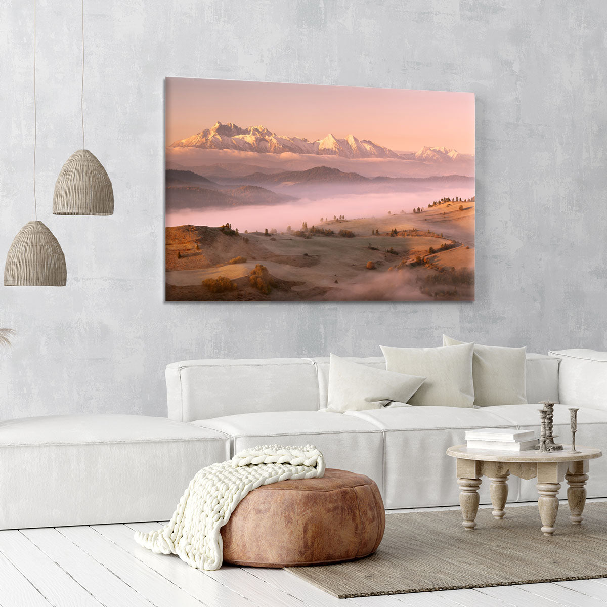 Fog Tatra Canvas Print or Poster - Canvas Art Rocks - 6