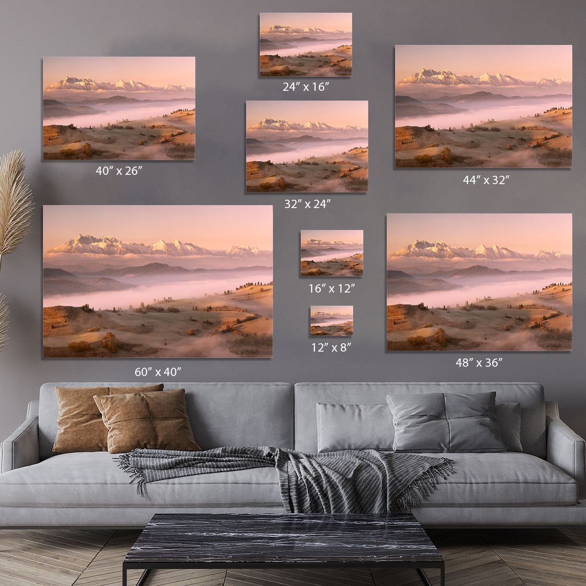 Fog Tatra Canvas Print or Poster - Canvas Art Rocks - 7