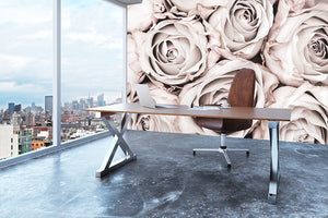 Grey Roses No 01 Wall Mural Wallpaper - Canvas Art Rocks - 3