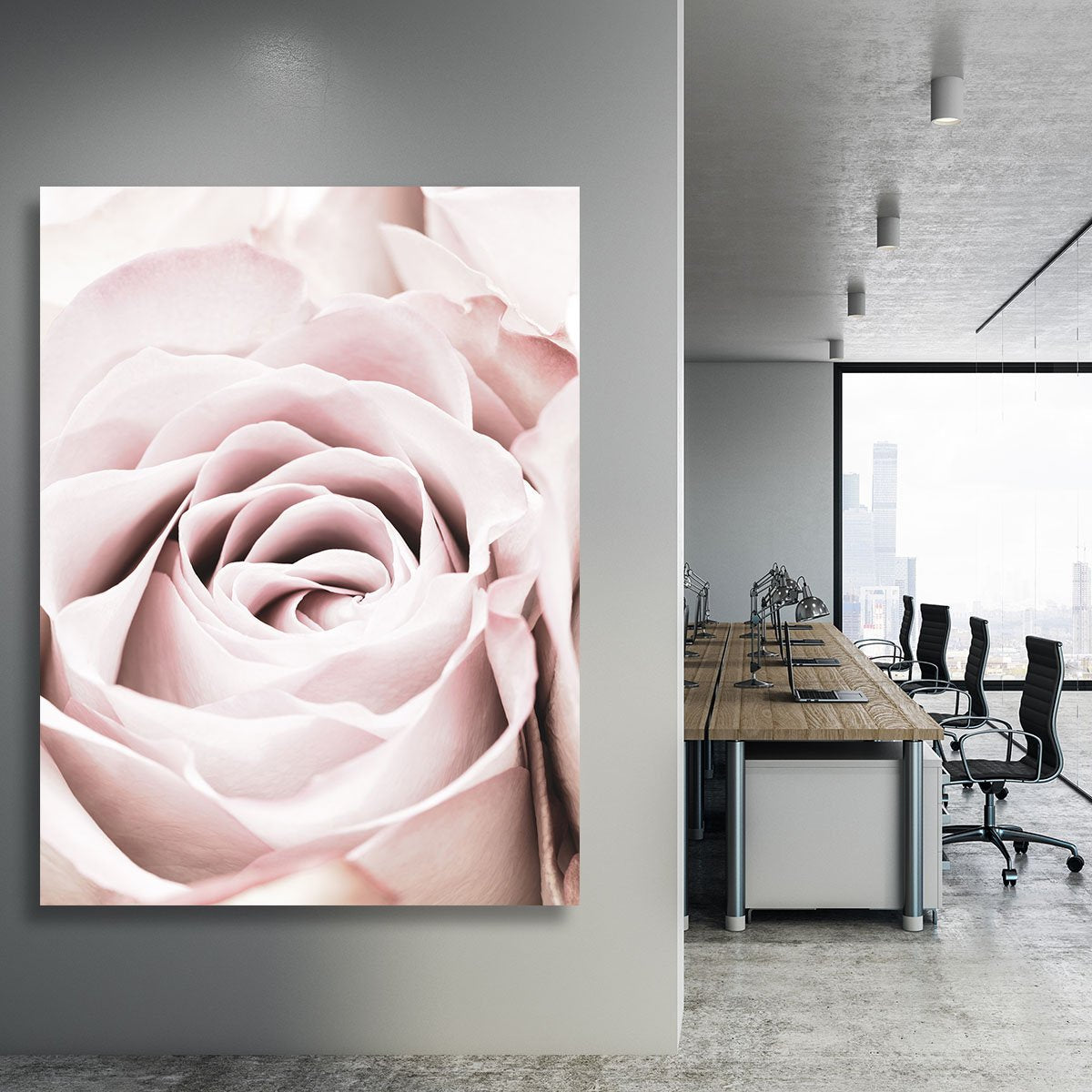 Pink Rose No 06 Canvas Print or Poster - Canvas Art Rocks - 3