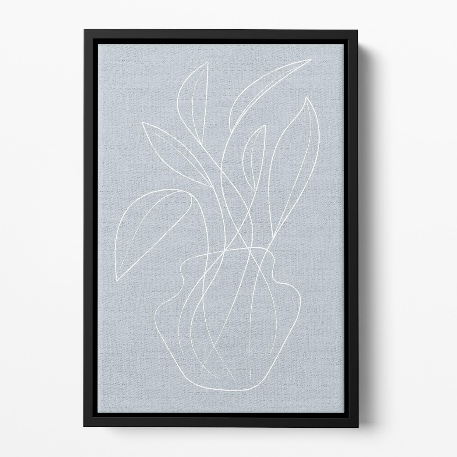 Vase Lines Floating Framed Canvas - Canvas Art Rocks - 2