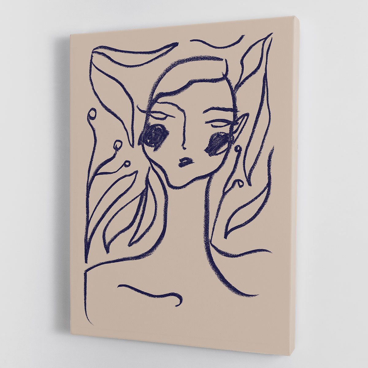 Gaia Blue Canvas Print or Poster - Canvas Art Rocks - 1