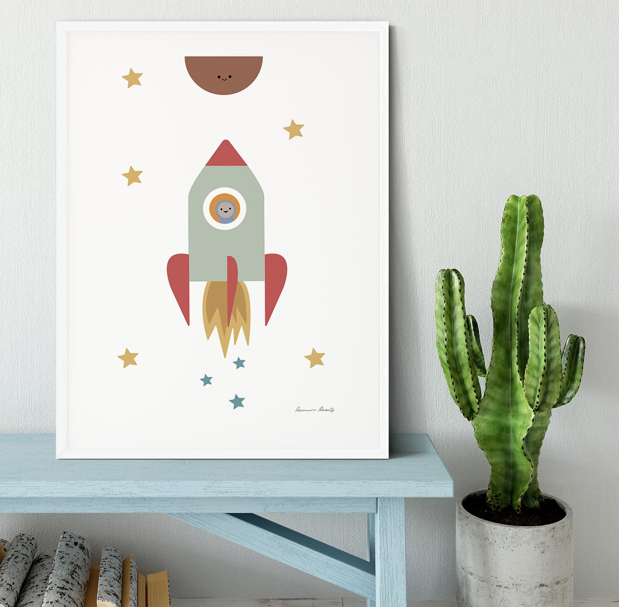 Solar Rocket Framed Print - Canvas Art Rocks - 5