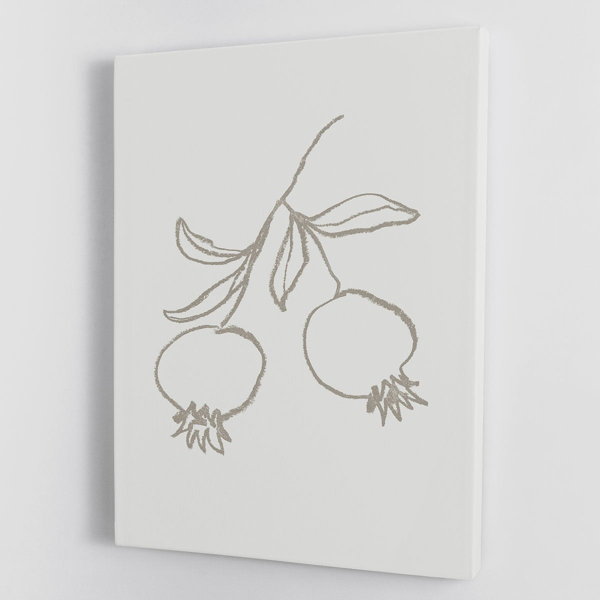 Pomegranate Green Canvas Print or Poster - Canvas Art Rocks - 1