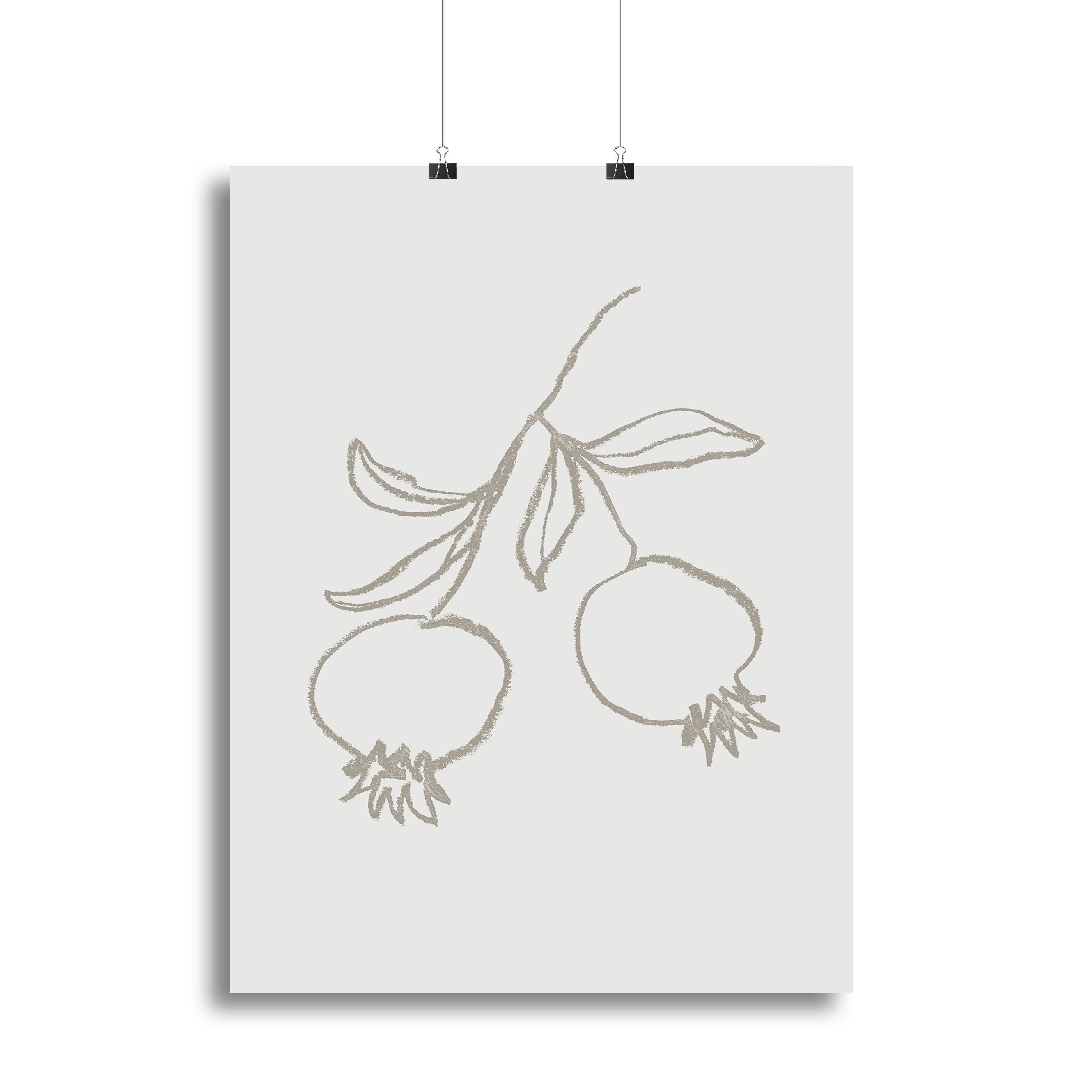 Pomegranate Green Canvas Print or Poster - Canvas Art Rocks - 2