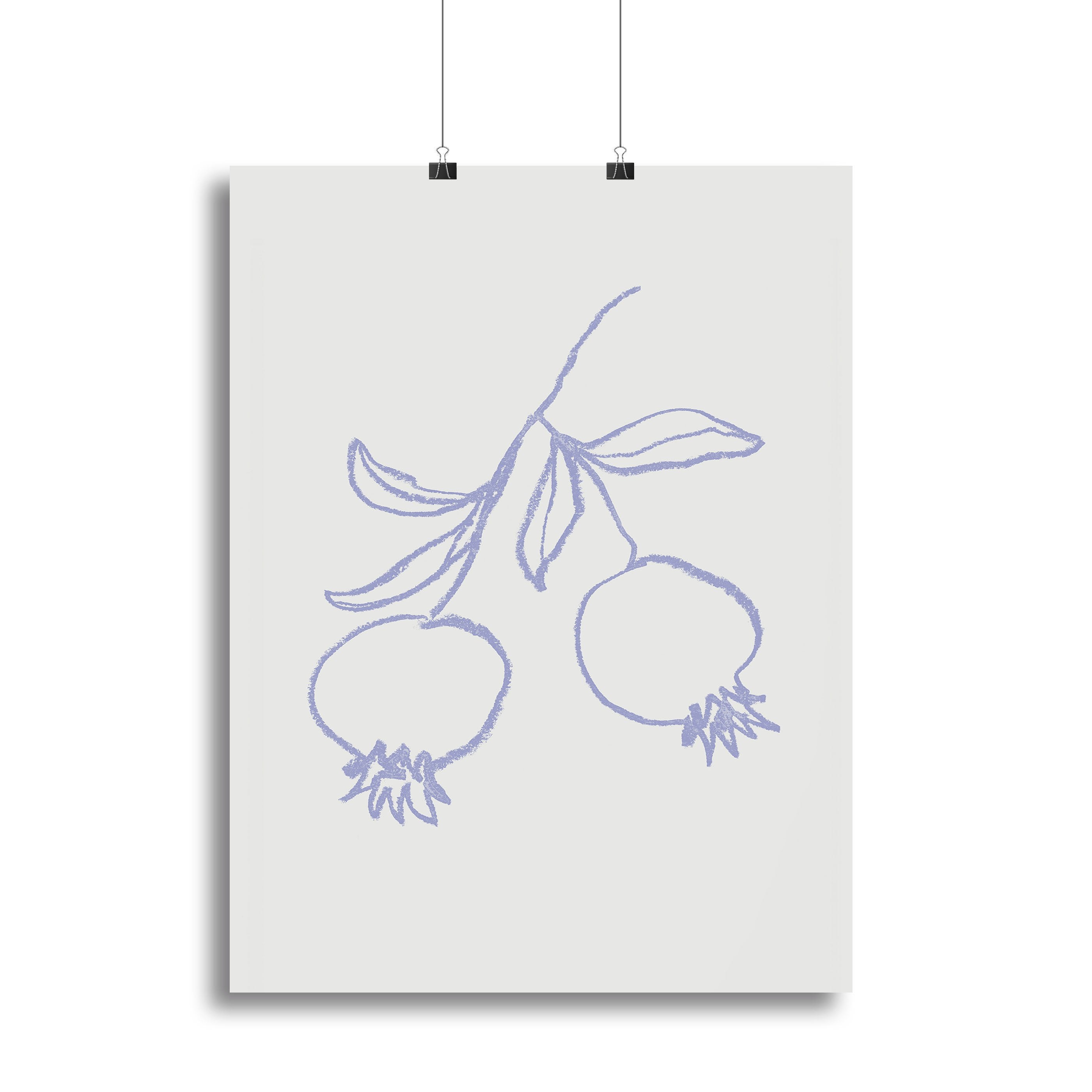 Pomegranate Lilac Canvas Print or Poster - Canvas Art Rocks - 2
