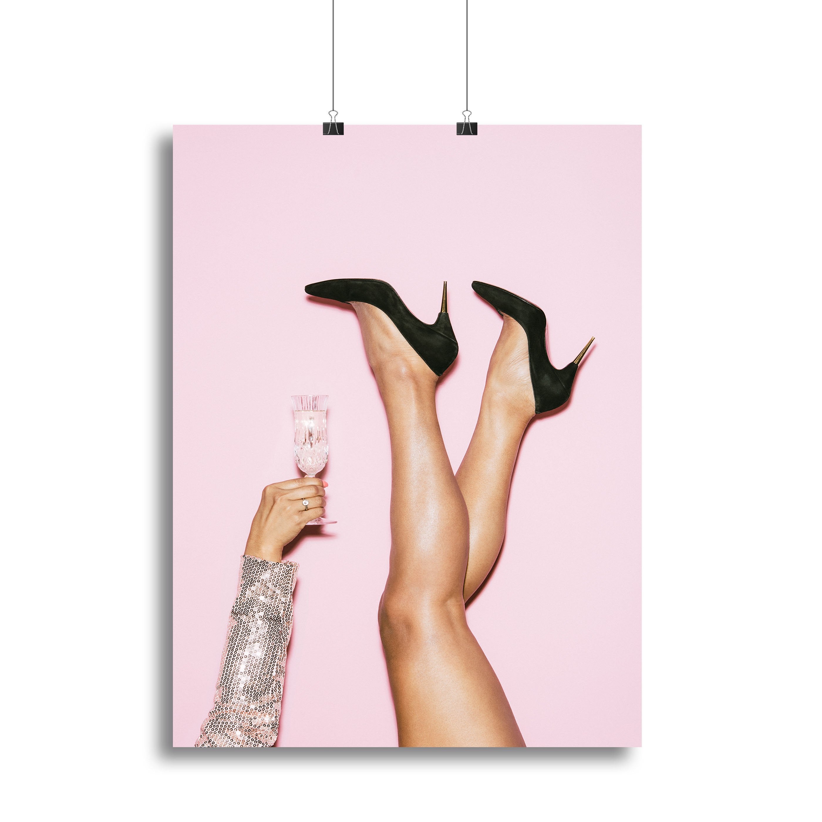 Cheers Disco Heels Canvas Print or Poster - Canvas Art Rocks - 2