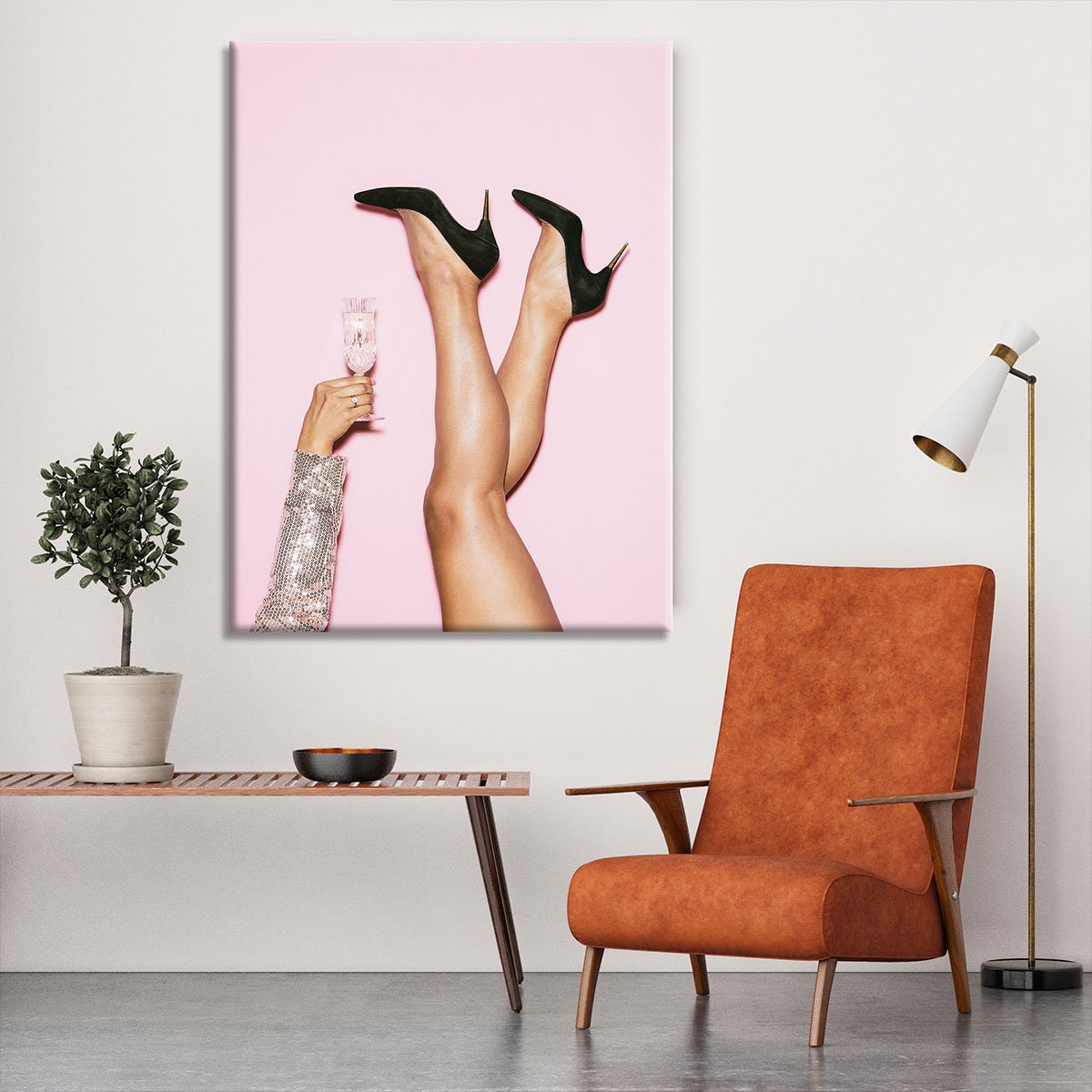 Cheers Disco Heels Canvas Print or Poster - Canvas Art Rocks - 6