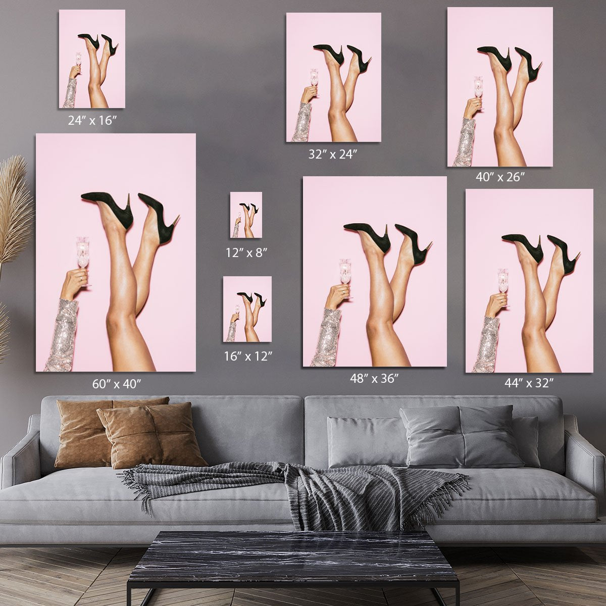 Cheers Disco Heels Canvas Print or Poster - Canvas Art Rocks - 7