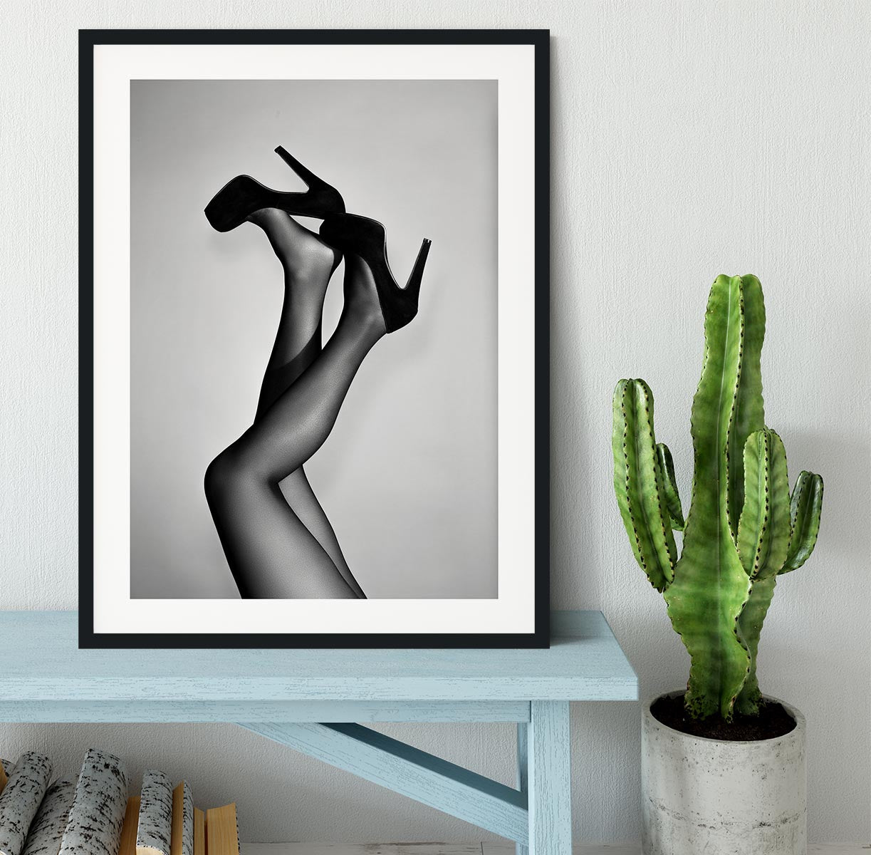 Velvet Pumps Framed Print - Canvas Art Rocks - 1