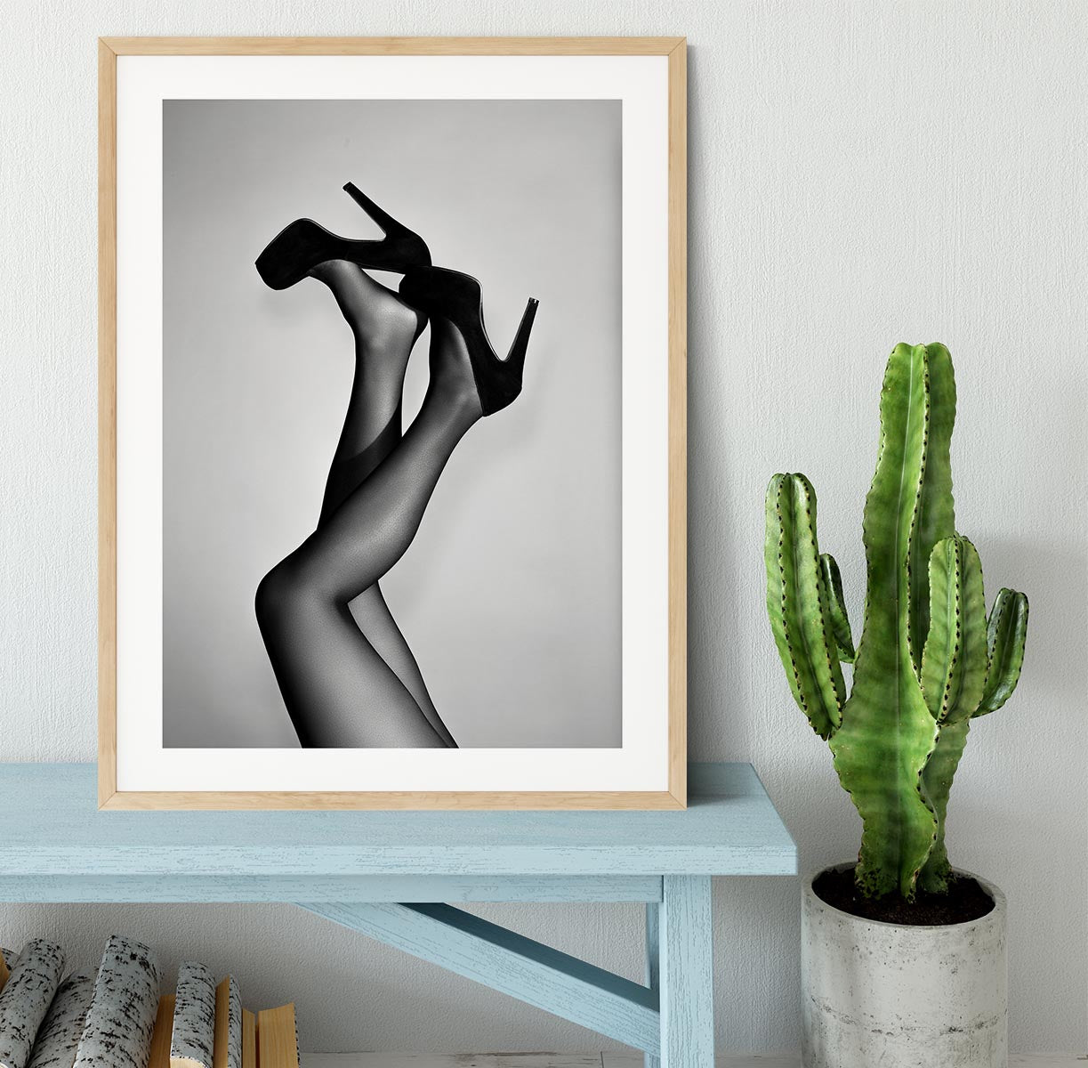 Velvet Pumps Framed Print - Canvas Art Rocks - 3