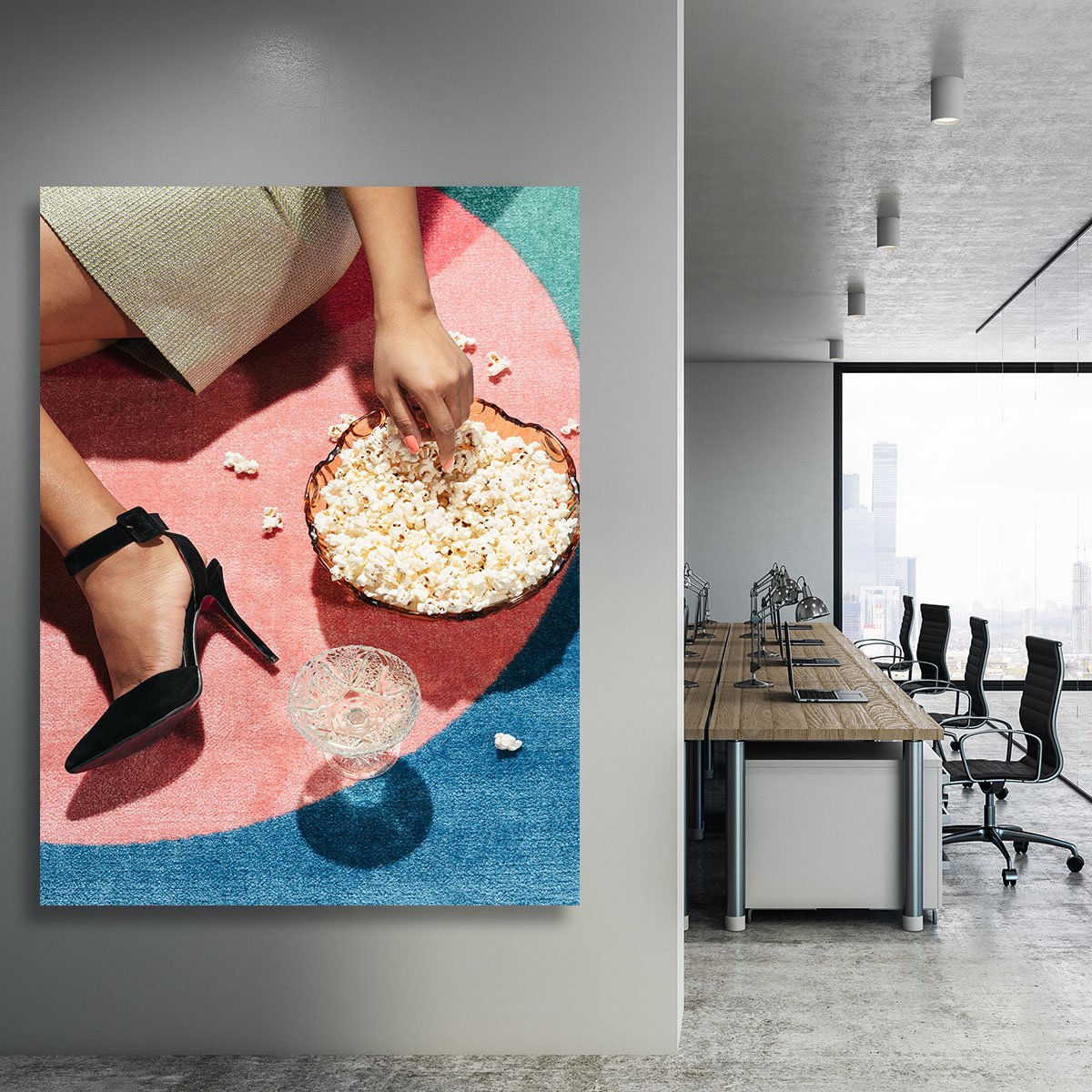 Movie Night #02 Canvas Print or Poster - Canvas Art Rocks - 3