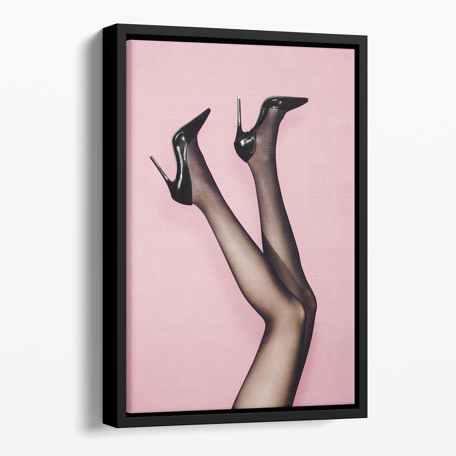 Kick up Your Heels #02 Floating Framed Canvas - Canvas Art Rocks - 1