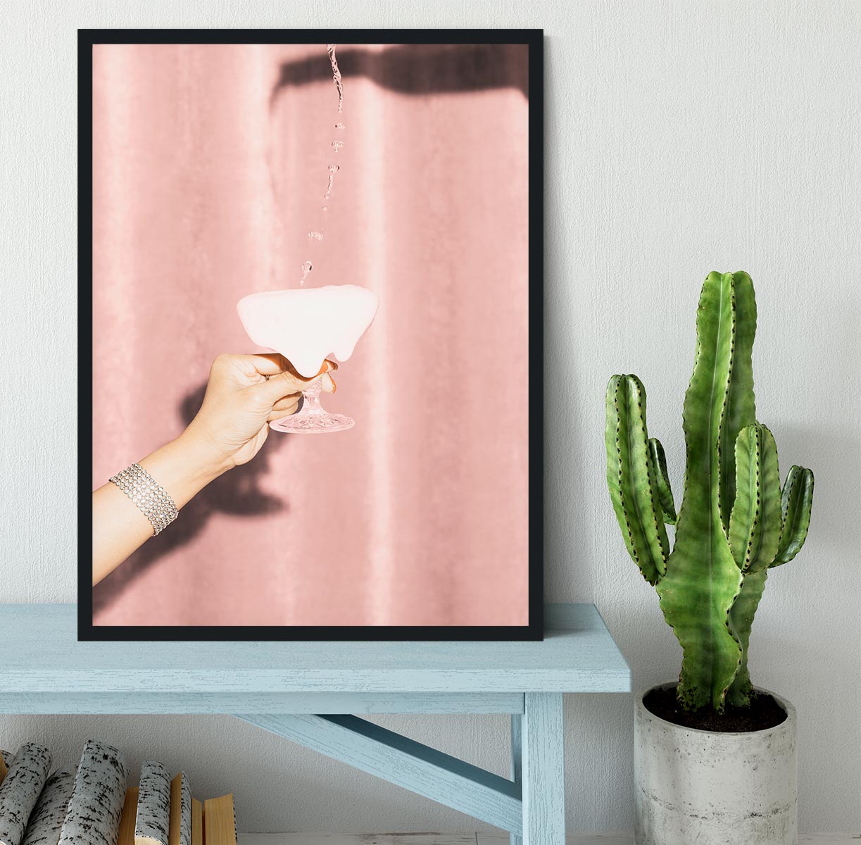 Here's To Pink 04 Framed Print - Canvas Art Rocks - 2