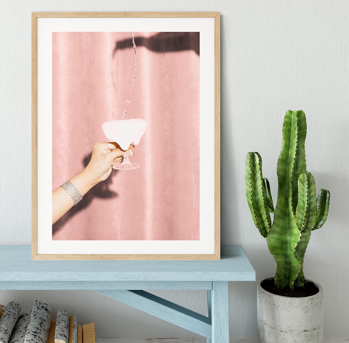 Here's To Pink 04 Framed Print - Canvas Art Rocks - 3