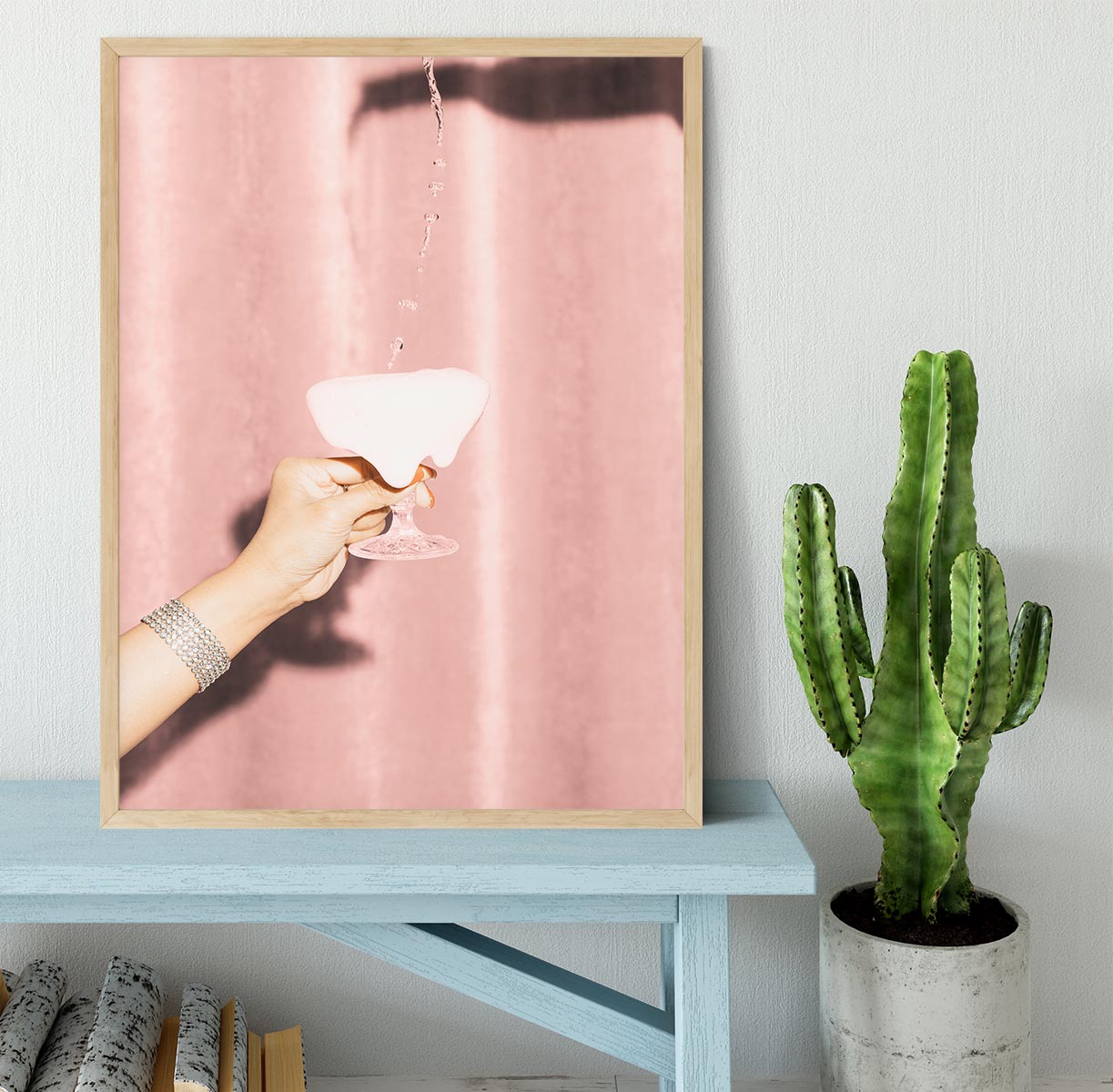 Here's To Pink 04 Framed Print - Canvas Art Rocks - 4