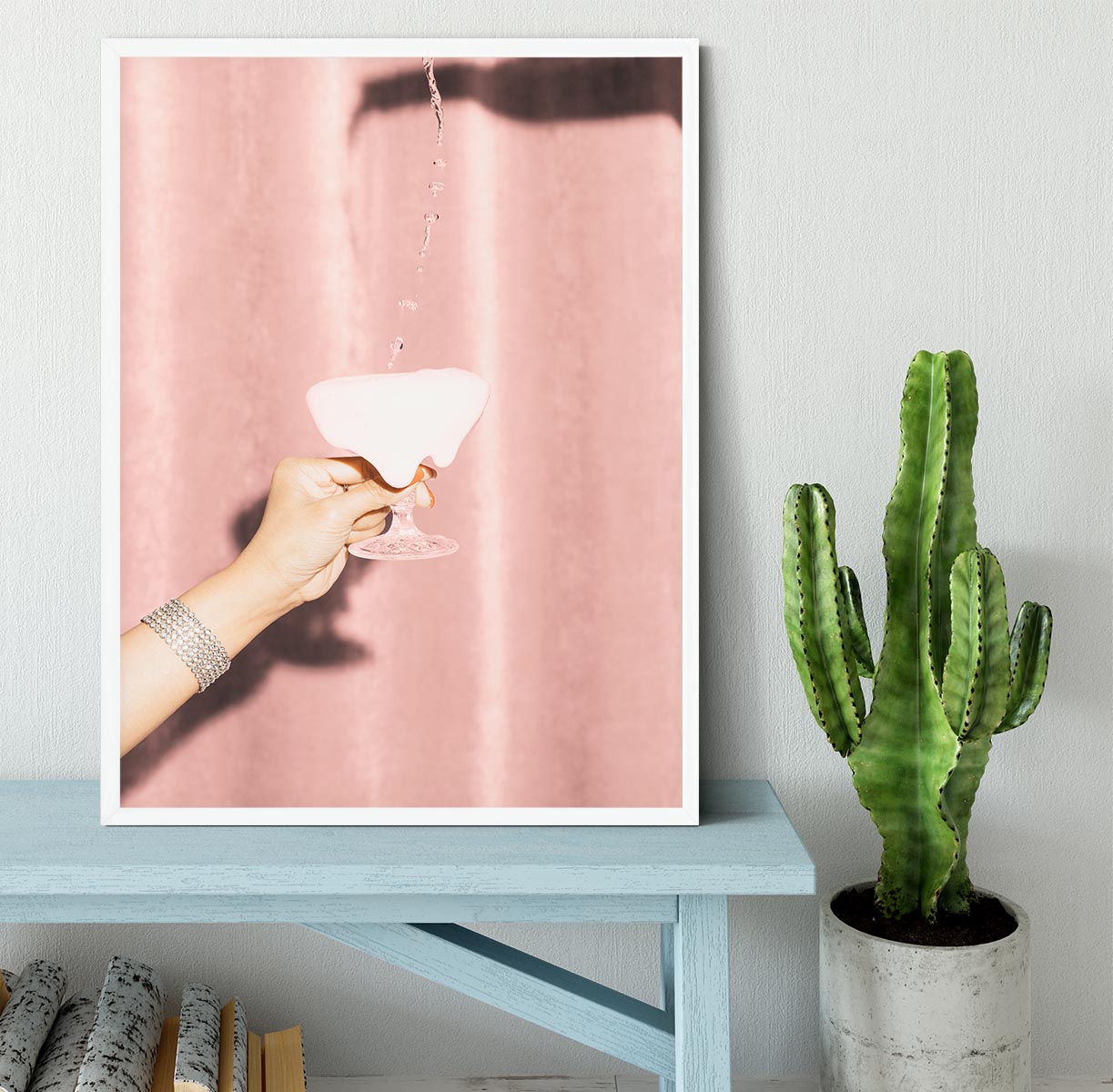 Here's To Pink 04 Framed Print - Canvas Art Rocks -6