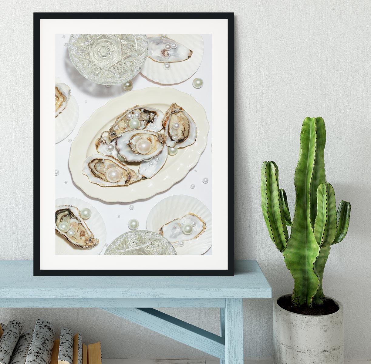 Oysters a Pearls No 03 Framed Print - Canvas Art Rocks - 1