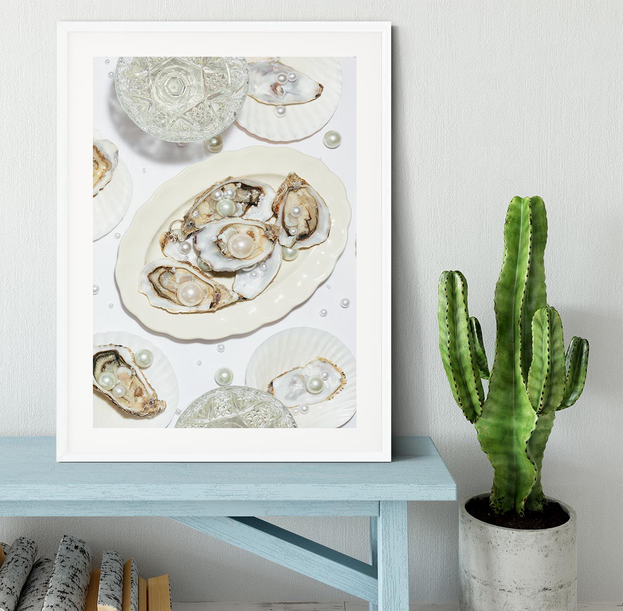 Oysters a Pearls No 03 Framed Print - Canvas Art Rocks - 5