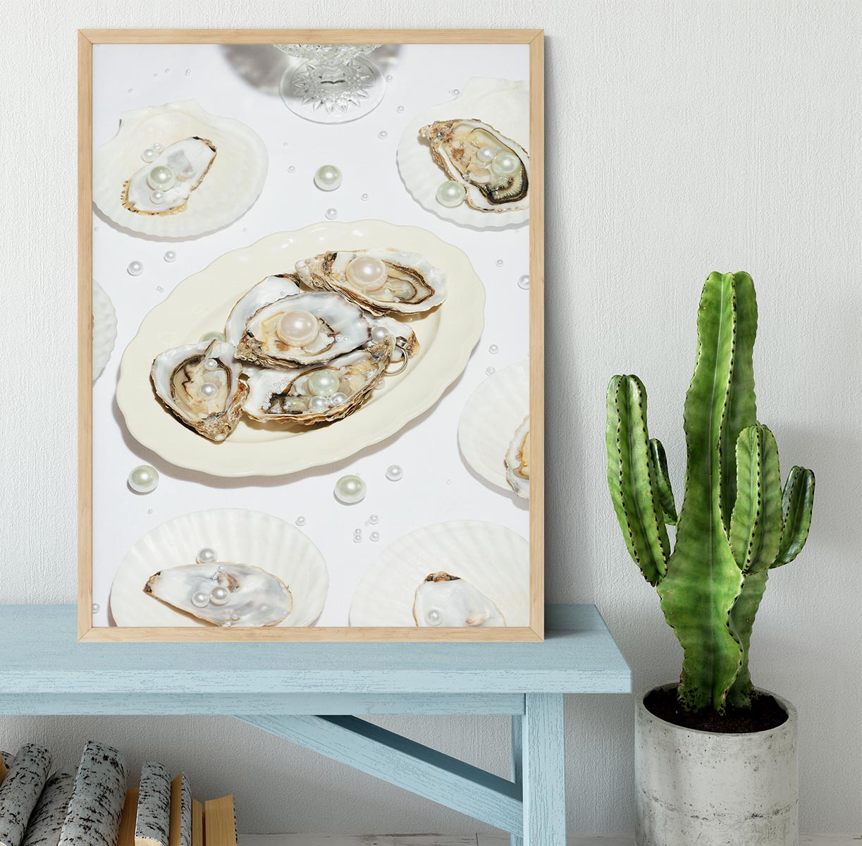 Oysters a Pearls No 04 Framed Print - Canvas Art Rocks - 4