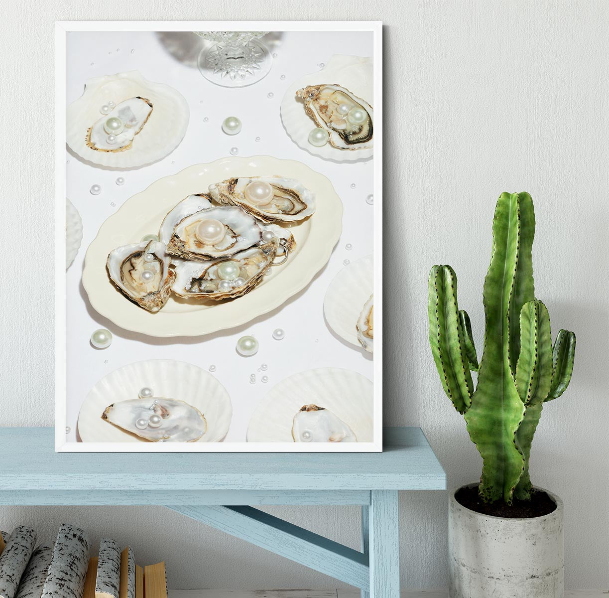 Oysters a Pearls No 04 Framed Print - Canvas Art Rocks -6