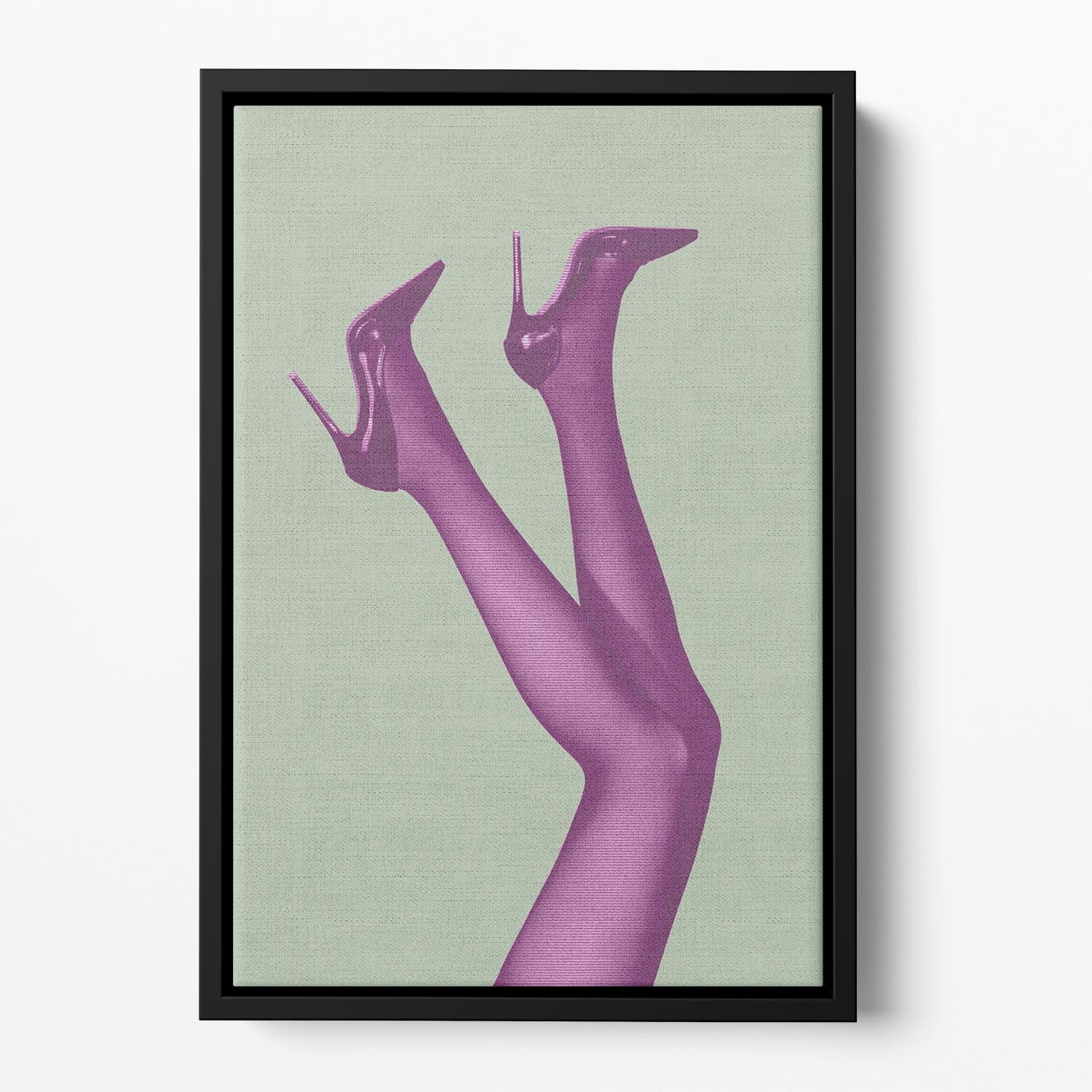 Kick Up Your Heels #04 Floating Framed Canvas - Canvas Art Rocks - 2