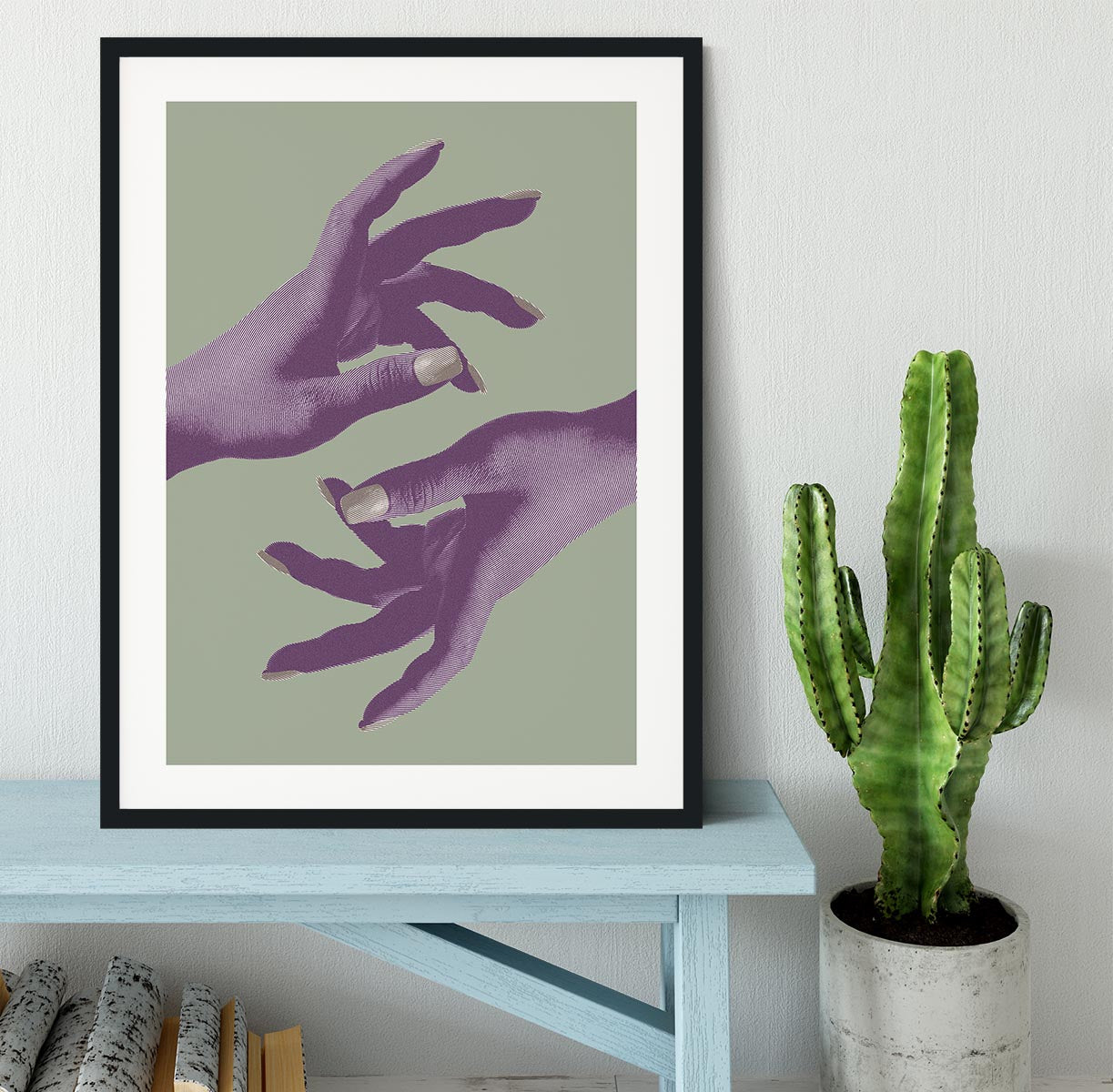 Reaching No 01 Framed Print - Canvas Art Rocks - 1