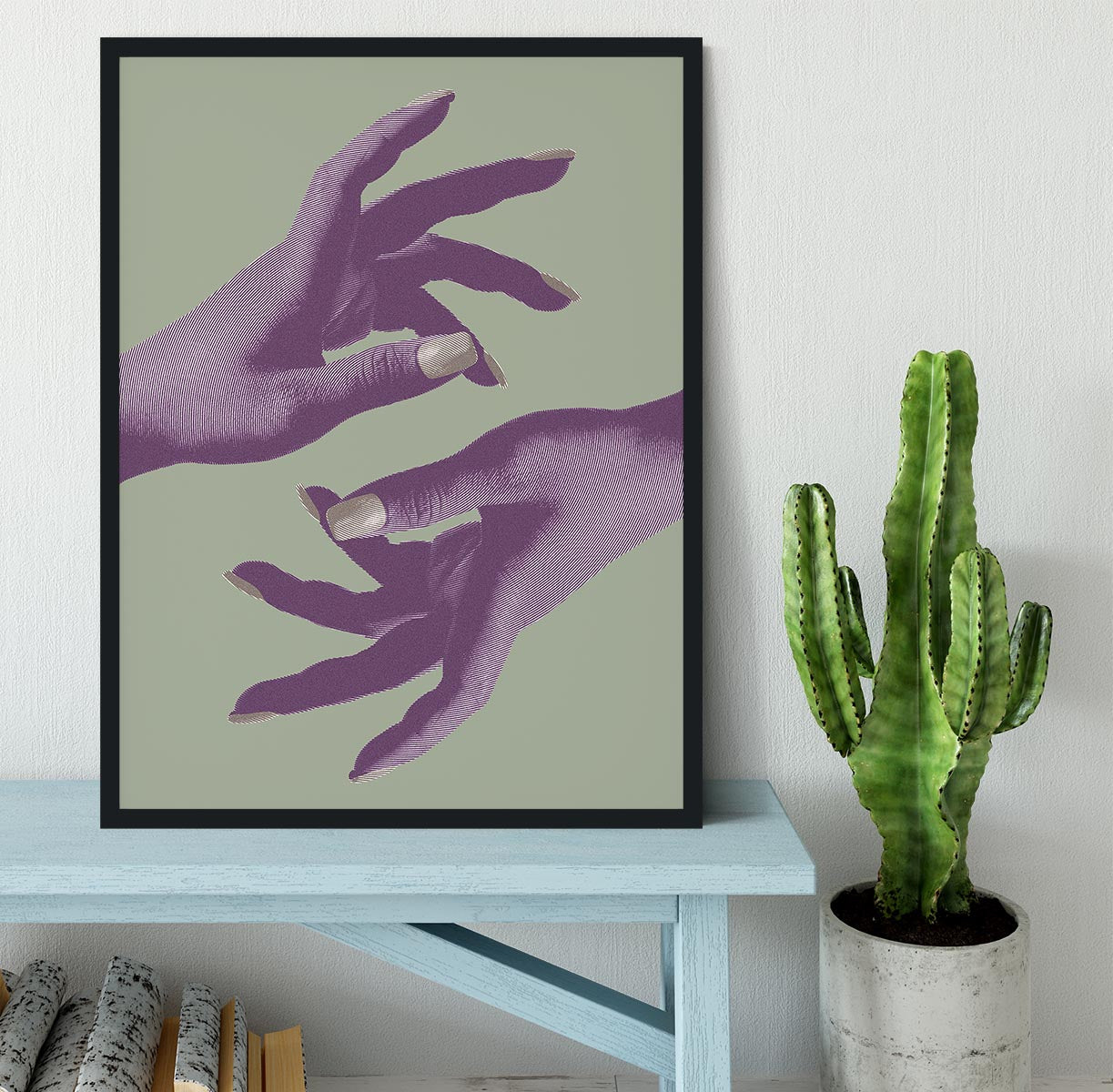 Reaching No 01 Framed Print - Canvas Art Rocks - 2