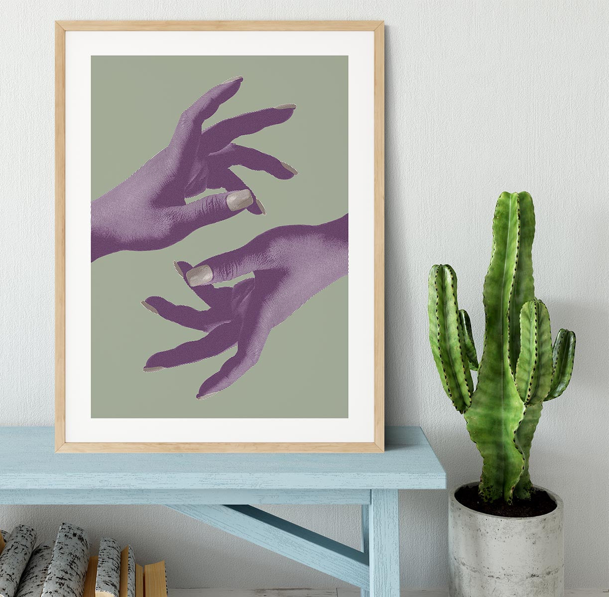 Reaching No 01 Framed Print - Canvas Art Rocks - 3