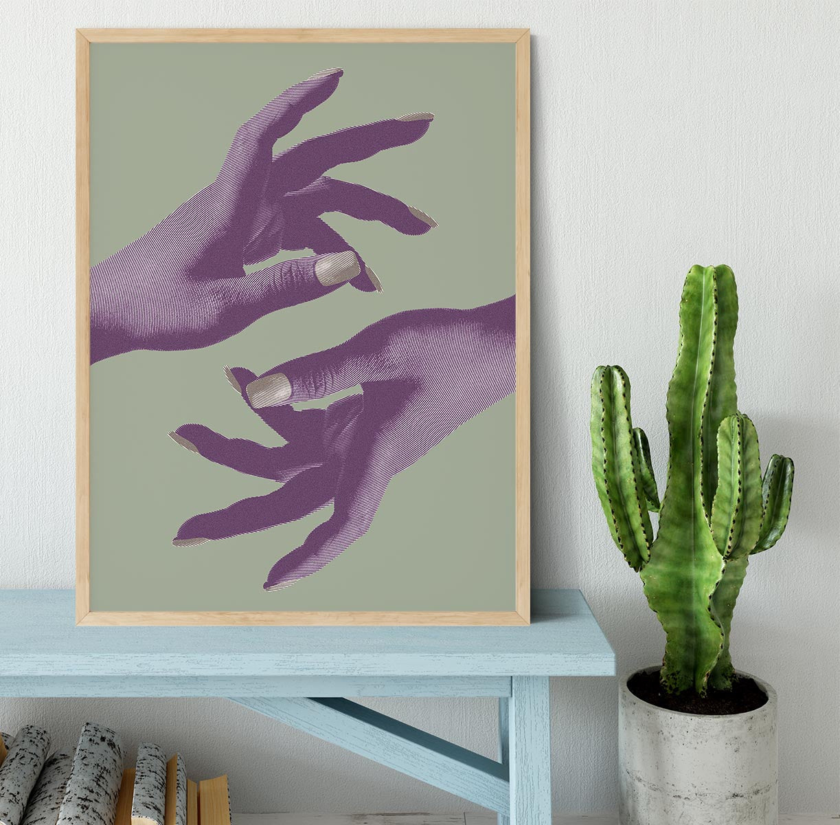 Reaching No 01 Framed Print - Canvas Art Rocks - 4