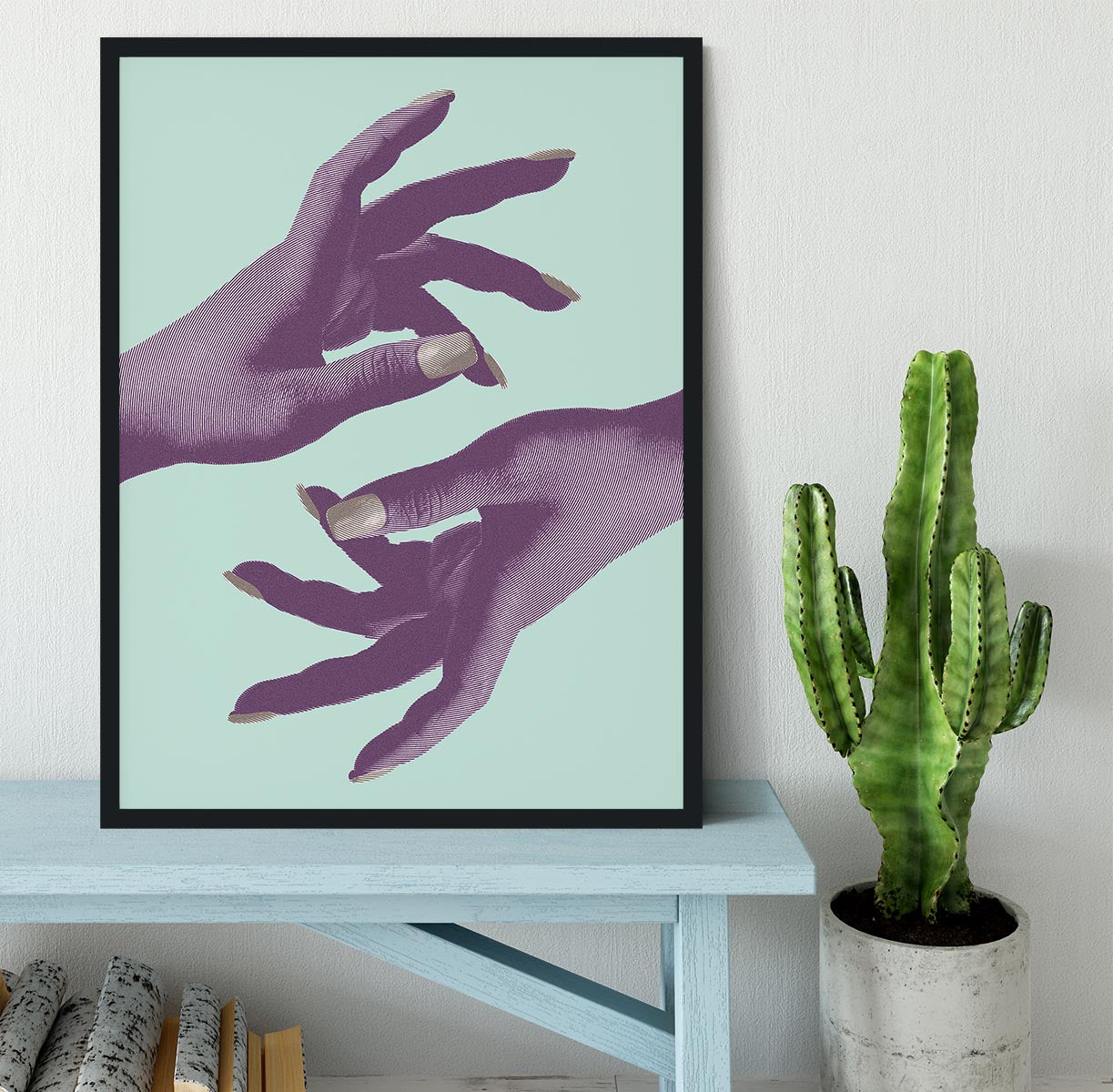 Reaching No 02 Framed Print - Canvas Art Rocks - 2