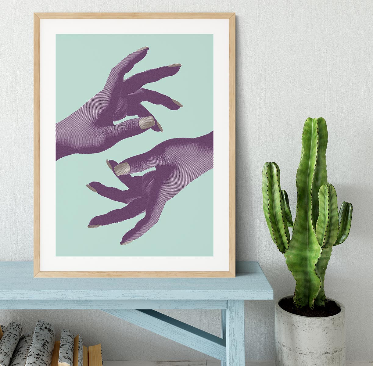 Reaching No 02 Framed Print - Canvas Art Rocks - 3