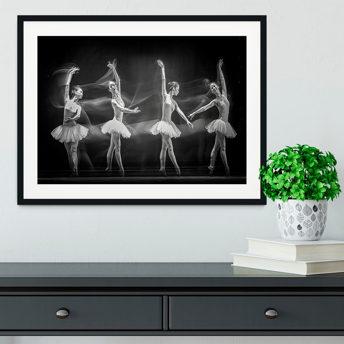 A Ballerinas Path Framed Print - Canvas Art Rocks - 1