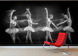 A Ballerinas Path Wall Mural Wallpaper - Canvas Art Rocks - 2