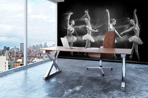 A Ballerinas Path Wall Mural Wallpaper - Canvas Art Rocks - 3