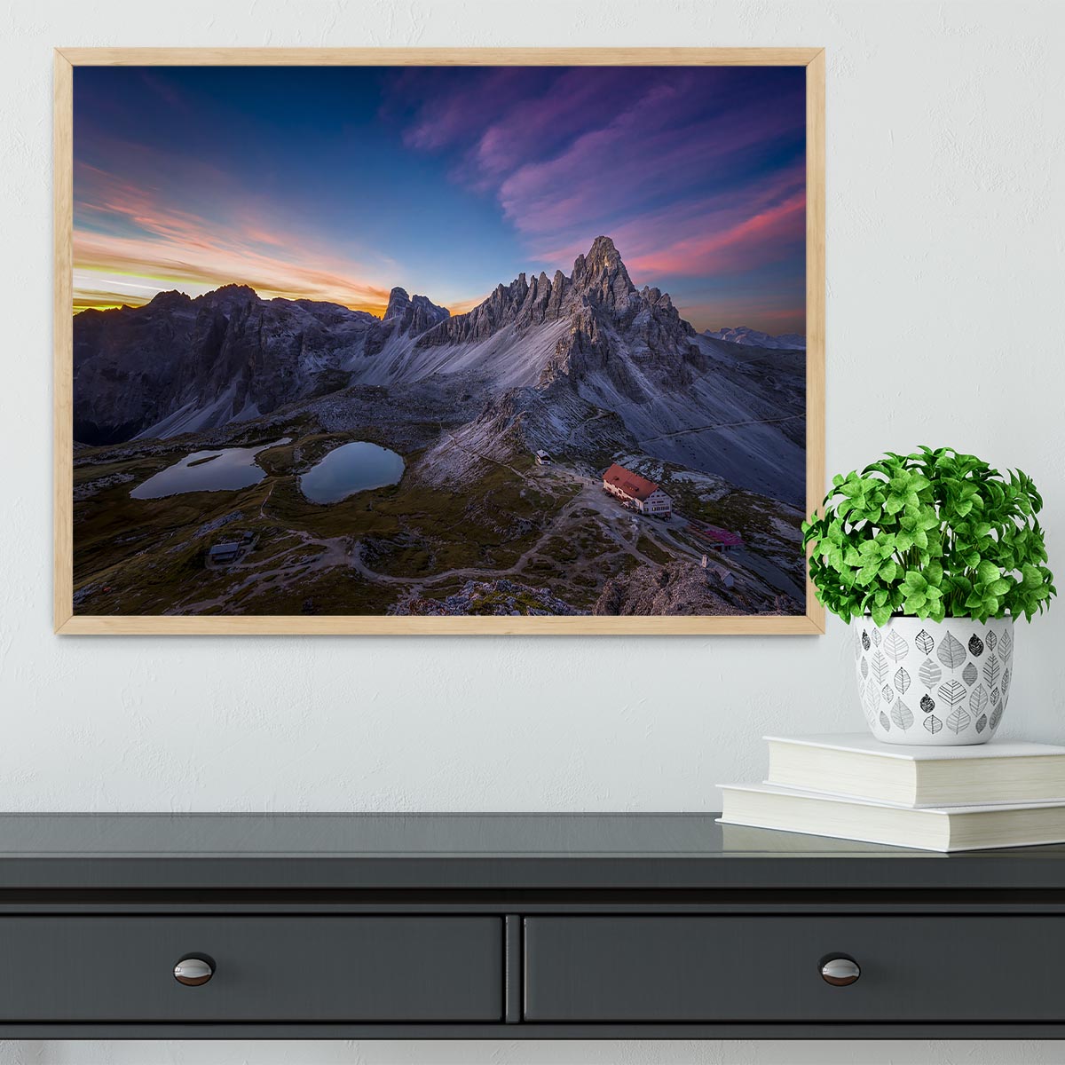 Mountainscape Framed Print - Canvas Art Rocks - 4