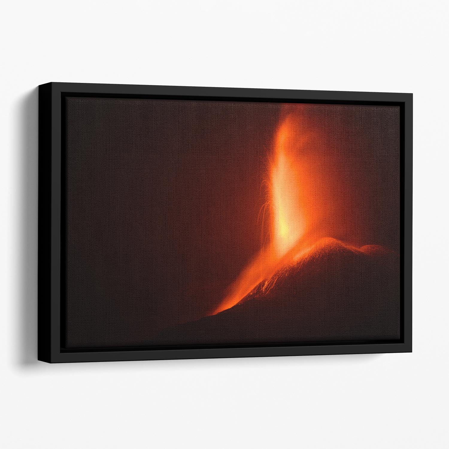 Volcanic Eruption Floating Framed Canvas - Canvas Art Rocks - 1